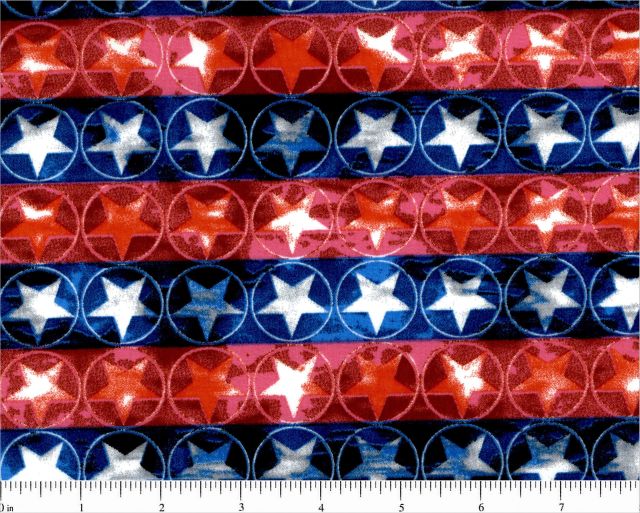 Blurry Stars in Circles, Patriotic Fabric, 100% Cotton Fabric, Santee – The  Lap App Store